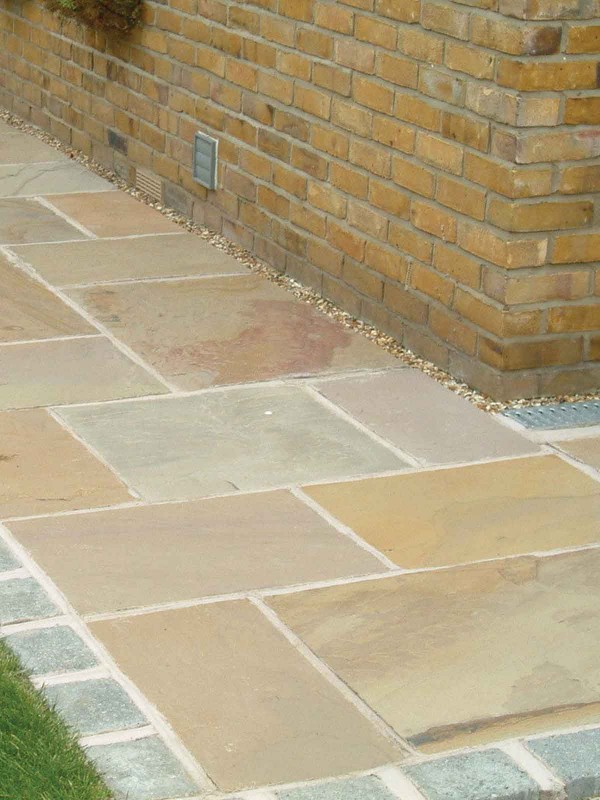 Raj Blend Sandstone Paving – Crystal Natural Paving UK